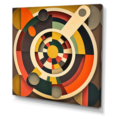 Mid-Century rétro circulaire Visions - impression