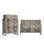 Ensemble de commode et commode 2 pièces Ebern Designs - commode haute 6 tiroirs et 6 tiroirs doubles-107173890