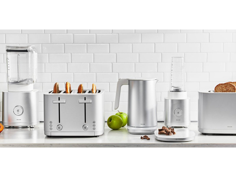 Silver Stainless Steel 1.5-Liter Cool Touch Electric Tea Kettle