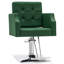 Fauteuil de coiffeuse à pompe hydraulique pour coiffeur, coiffeuse avec garniture cloutée-1385956690
