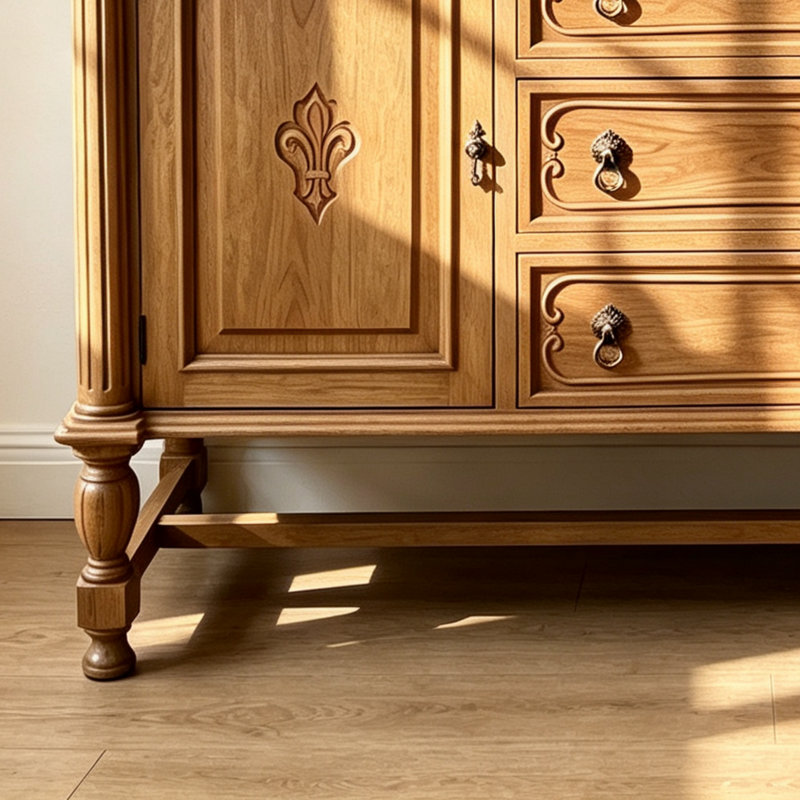 High-End Retro Sideboard, 39.37" H x 59.06" W x 17.72" D