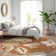 Premium Machine Washable Prisco Terracotta Rug