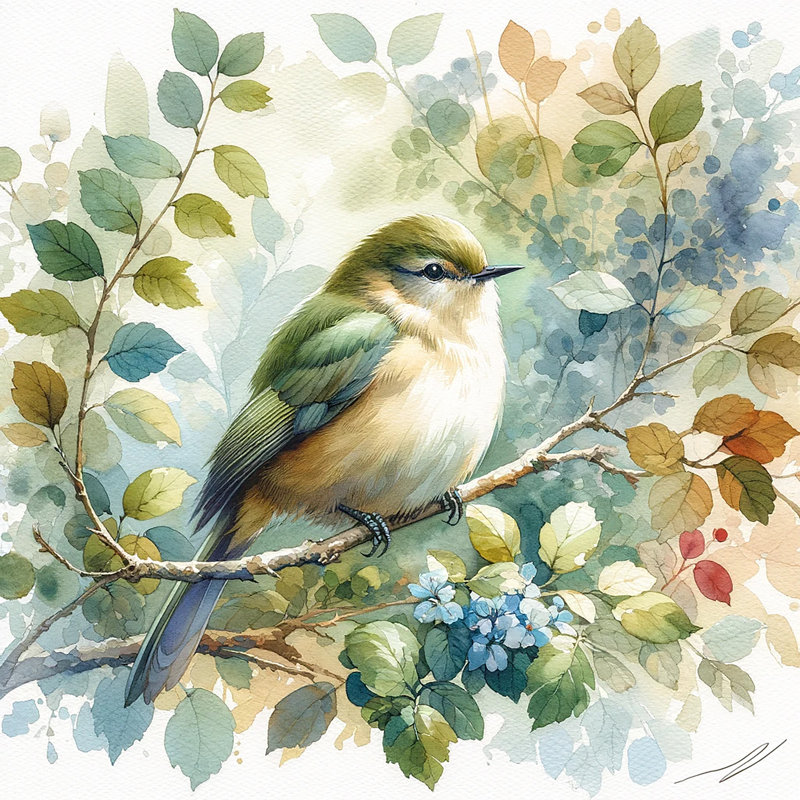 " Autumn Serenade ", 20" H x 20" W x 1.5" D