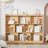 Ebern Designs White Cube Bookshelf, Wood Bookcase With 3 Tier Open Shelves, 10-cube Minimalist Storage Shelf For Living Room, 43.3" W X 35.4" H-1674634514