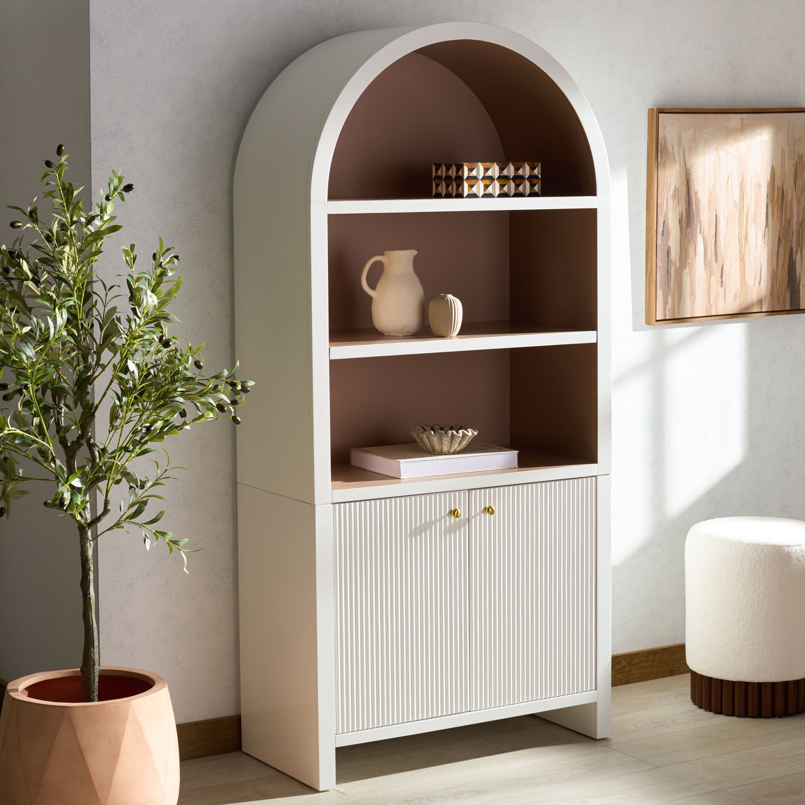 Liabella 34" Bookcase, White