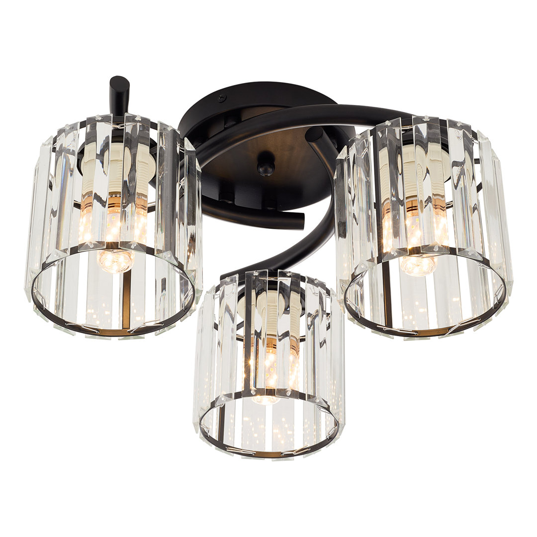 Glass Semi Flush Mount