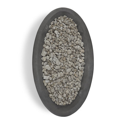 RIVERSIDE Oval Propane Fire Bowl by Real Flame