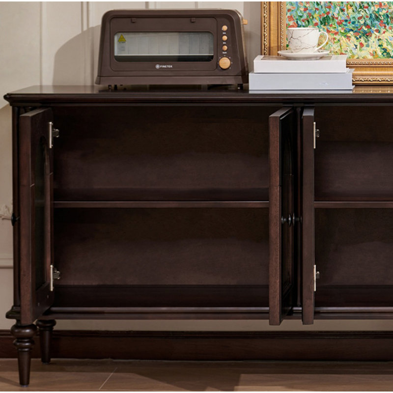 Simple Solid Wood TV Cabinet