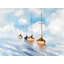 Napperon Voiliers dans la mer
