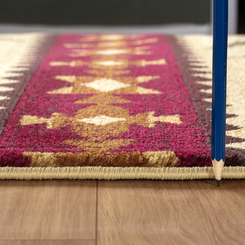 Multi Lodge Area Rug, Runner 2'7" x 7'3"