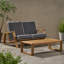 Causeuse + table basse