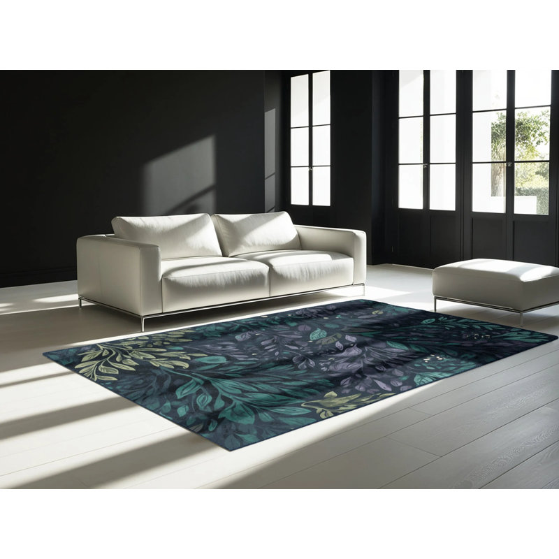 Verdant Horizon Rug, Rectangle 6' x 9'
