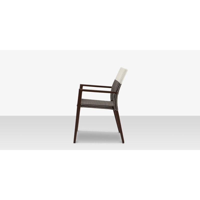 Chloe Outdoor Dining Armchair, Espresso
