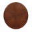 Contemporary Round Dining Table Brown Cherry Solid Wood Pedestal