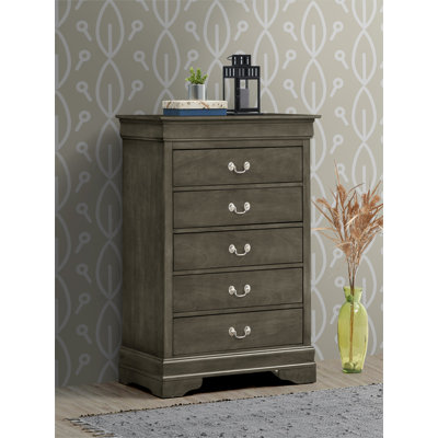 Coffre de rangement gris élégant