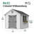 Colonial Williamsburg Outdoor Wood Storage Shed-1868793091-1868793113