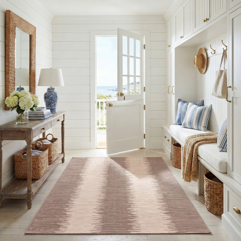 Tapis d'intérieur / extérieur Keiundra, Rectangle 5 pi 3 po x 7 pi 7 po