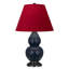 Petite lampe d'appoint à double gourde-372527685-372527727