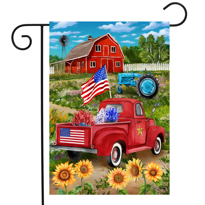 Drapeau «Land of the Free Garden»