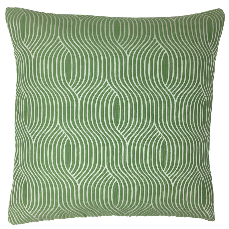 Coussin Elms, H 18 po x l 18 po, Vert