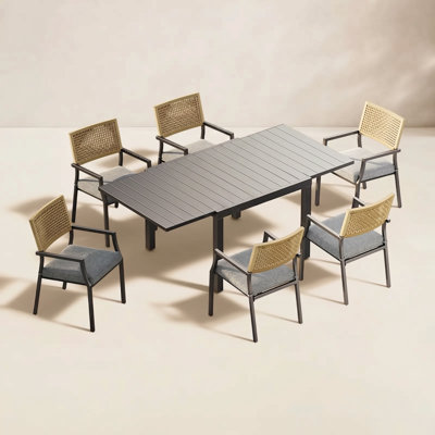 Aiden 79" Patio Dining Set