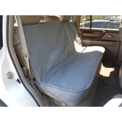 Car Seat Luxury Bench Cover For Dogs And Pets Grey