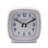 Analogue Quartz Movement / Crystal Alarm Tabletop Clock in White