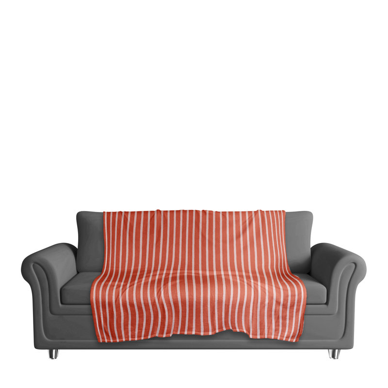 Hand Woven Throw Blanket, Red