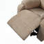 Fauteuil inclinable manuel en chenille avec 3 positions réglables, coussin en mousse souple