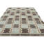 Scandinavian Hand Knotted Wool Geometric Area Rug-644581369