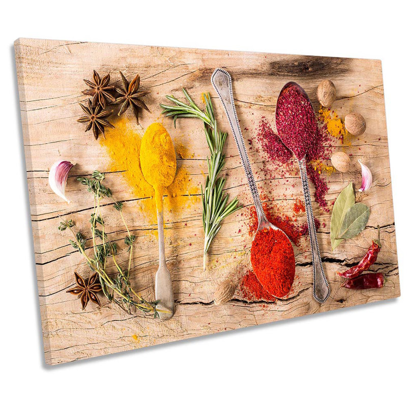 Café Kitchen Restaurant - Wrapped Canvas Print, 91.4cm H x 137.2cm W x 4cm D