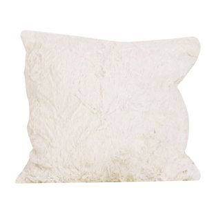 Lollipops and Roses Faux Fur Throw Pillow