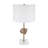 Table Lamp With White Drum Shade