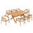 Outdoor Rectangular Dining Set With Cushions-113549755