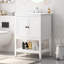 Meuble-lavabo blanc 24 po avec comptoir d'évier