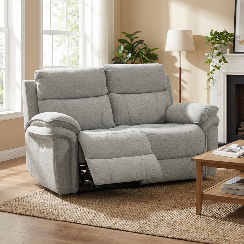 Coombs 2 Seater Electric Reclining Loveseat, Grey