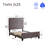 Upholstered Platform Bed Frame, Adjustable Headboard No Box Spring Needed-105497464
