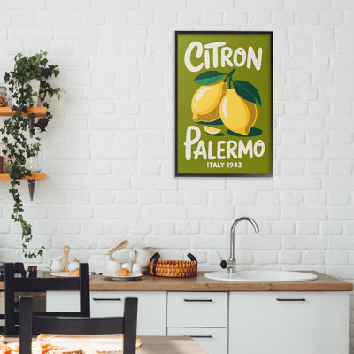 Citron Palermo Lemons, estampe numérique, design par Andreas Magnusson