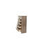 Mobilier de chambre à coucher avec tiroirs en bois naturel à finition naturelle 1 pièce