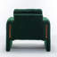 Chaise longue rembourrée Modern Bouclé Accent