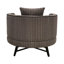 Chaise pivotante rembourrée 360 ° avec siège profond et 1 coussin Royalene-1229742009