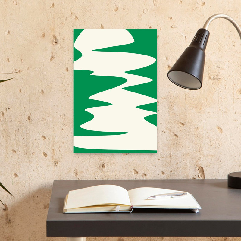 Arbre de Noël minimaliste abstrait, arbre de Noël moderne minimaliste, forêt, impression d'art mural, 18" H x 12" W