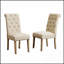 Ensemble de salle à manger 5 pièces à pieds tournés avec 4 chaises capitonnées, combinant élégance et confort pour les intérieurs modernes et classiques.-1989368246-1989368244