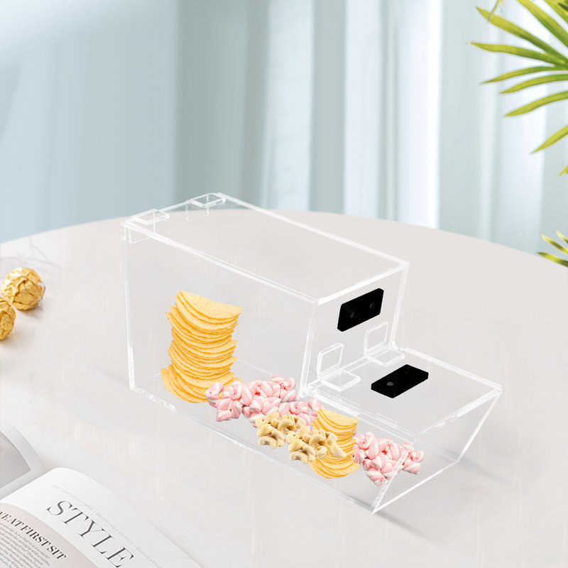 Chrysten Acrylic Candy Bin with Transparent Plexiglass Candy Dispenser