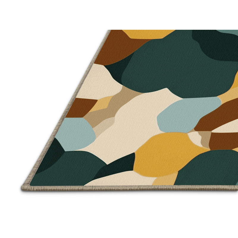 Pixel Layered Lands Rug, Rectangle 3' x 5'