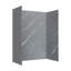 Mistelle X P 36 po P x 86 po Ensemble de 3 panneaux de douche muraux effet marbre blanc effet pierre H-123347556