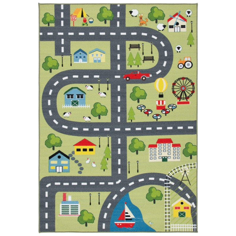 Tera 200 Performance Machine Washable Rug, Rectangle 3'3" x 5'3"