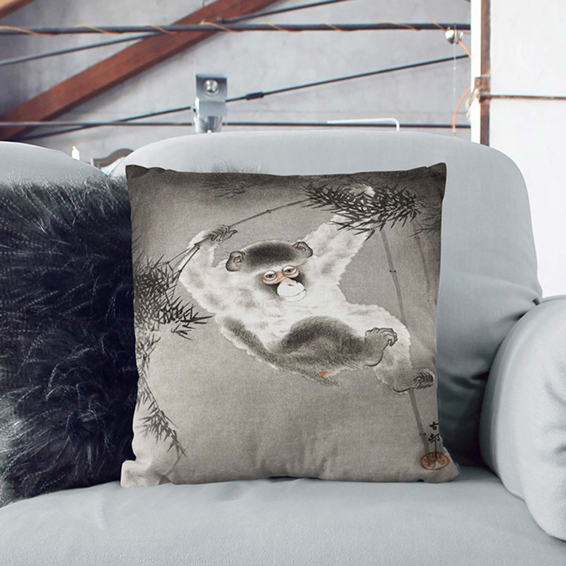 Square Throw Cushion, 40cm H x 40cm W x 15cm D