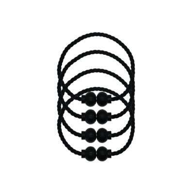 4 Pack Magnetic Curtain Tiebacks Modern Handmade Rope Curtain Tie Backs Decorative Drapes Weave Holdbacks For Home Outdoor Bedroom Office Decorative Curtain