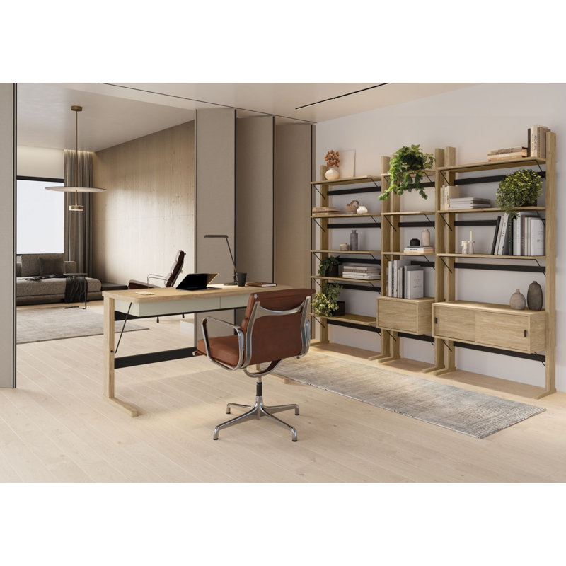 121cm H x 108cm W Standard Bookcase, (4 Shelves) 193cm H x 88cm W x 40cm D